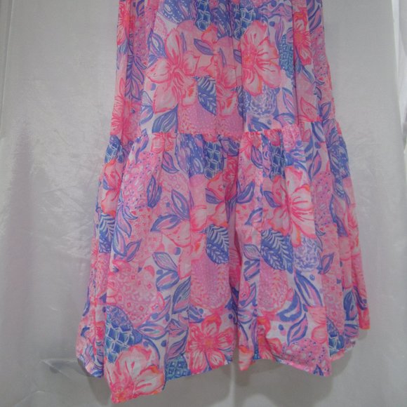 Lilly Pulitzer XS Dezi Off The Shoulder Maxi Dress - Picture 7 of 7